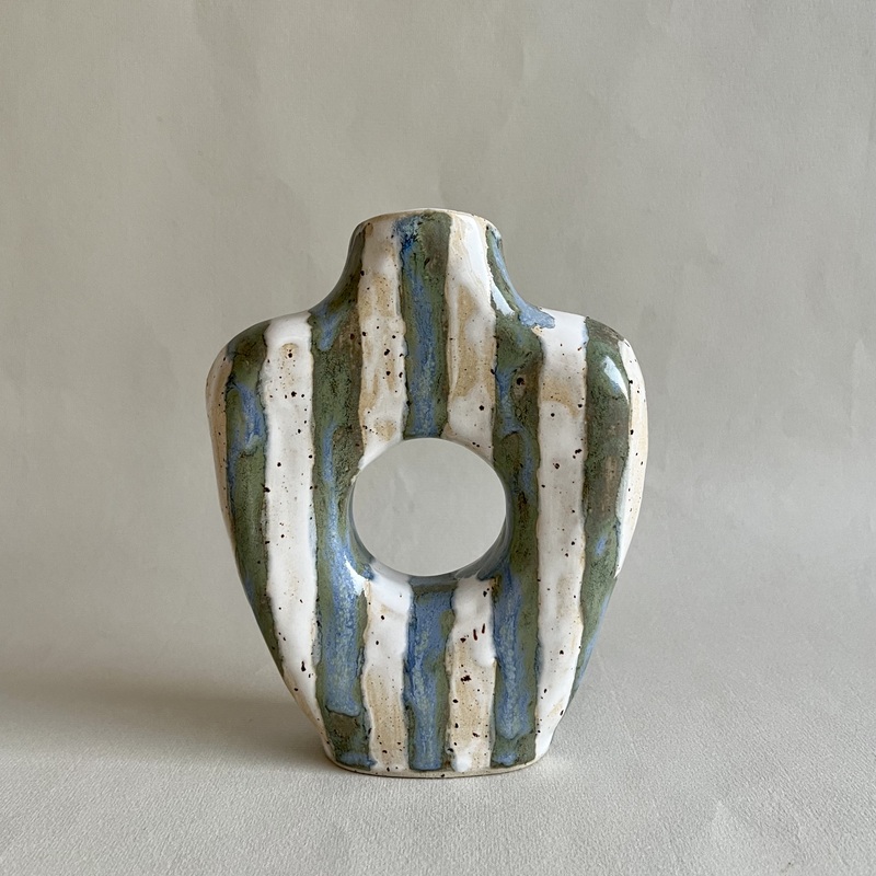 Peephole Vase (liten) randig - Image 3